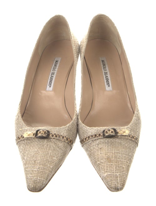 Manolo Blahnik Animal Print Pumps