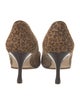 Manolo Blahnik Ponyhair Animal Print Pumps