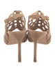 Manolo Blahnik Suede Slingback Sandals