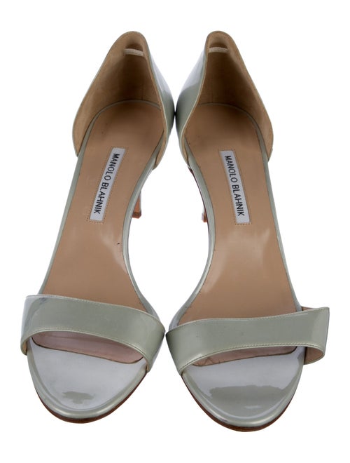 Manolo Blahnik Patent Leather D'Orsay Pumps