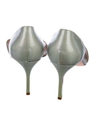 Manolo Blahnik Patent Leather D'Orsay Pumps