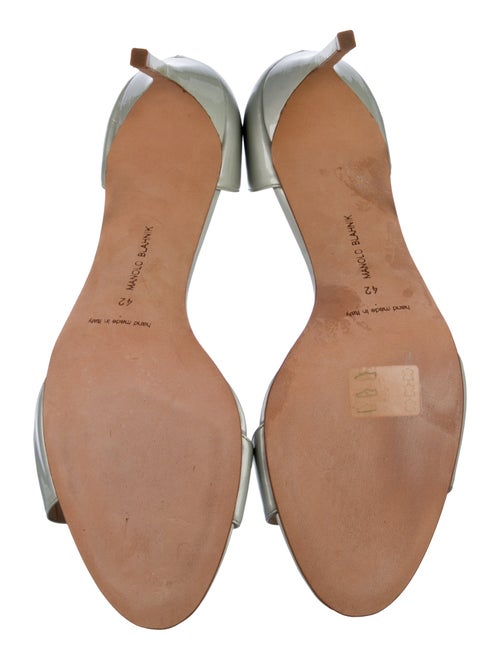 Manolo Blahnik Patent Leather D'Orsay Pumps