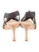 Manolo Blahnik Animal Print Slingback Sandals
