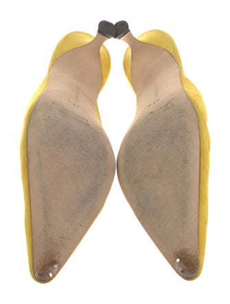 Manolo Blahnik Suede Mules