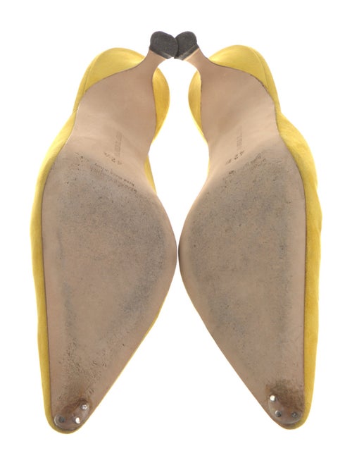 Manolo Blahnik Suede Mules