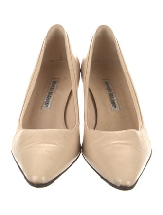 Manolo Blahnik Leather Pumps