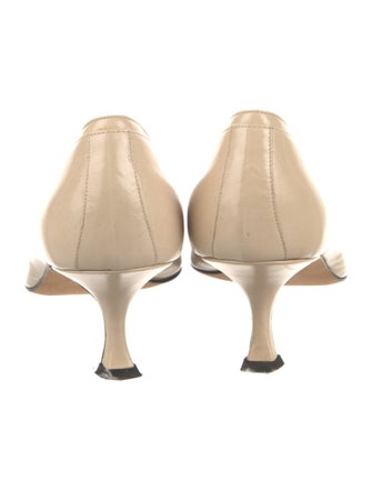 Manolo Blahnik Leather Pumps