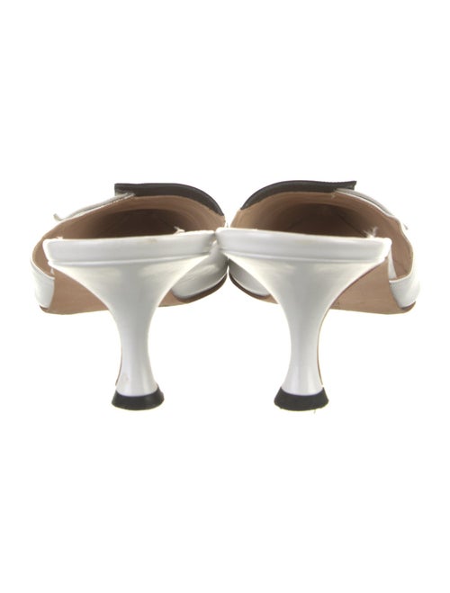 Manolo Blahnik Leather Mules