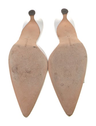 Manolo Blahnik Leather Mules