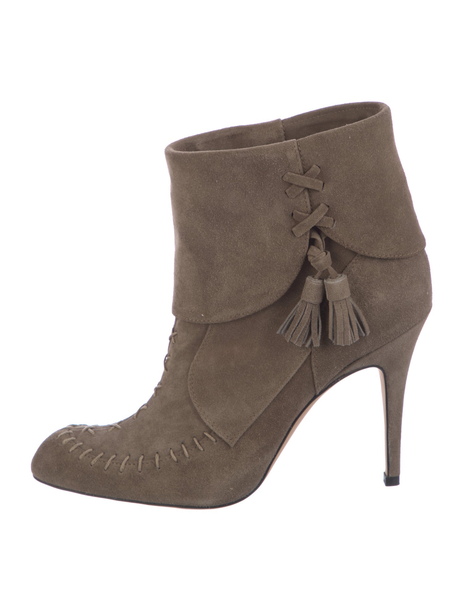 Alina Heel Classic Leather Boots Black