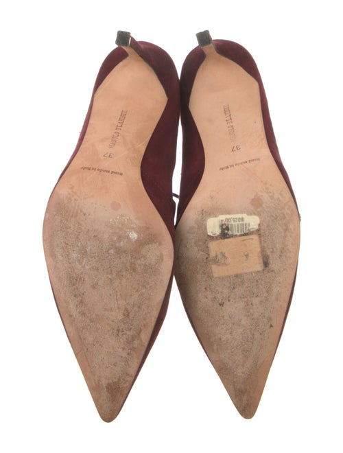 Manolo Blahnik Suede Pumps