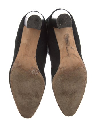 Manolo Blahnik Suede Slouch Boots