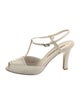 Manolo Blahnik Leather T-Strap Sandals