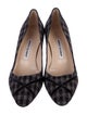 Manolo Blahnik Printed Pumps