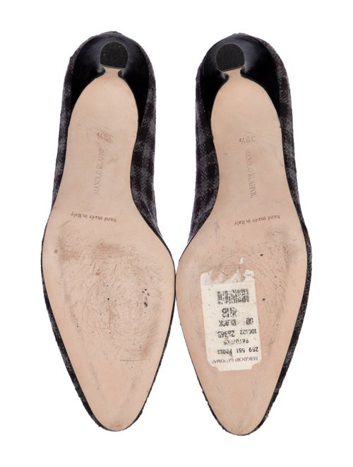 Manolo Blahnik Printed Pumps