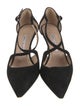 Manolo Blahnik Suede T-Strap Pumps