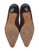 Manolo Blahnik GG Embossed Suede D'Orsay Pumps
