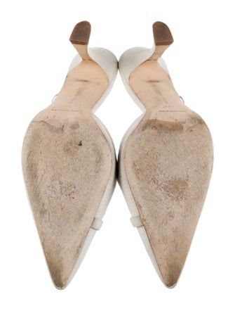 Manolo Blahnik Suede Mules