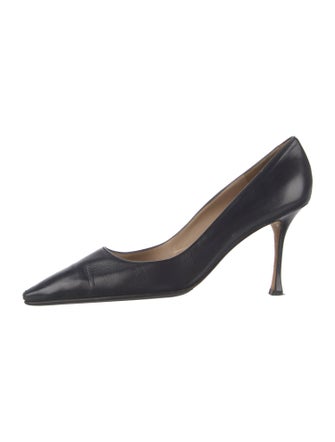 Manolo Blahnik Leather Pumps