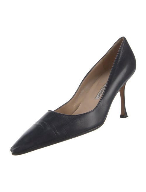 Manolo Blahnik Leather Pumps