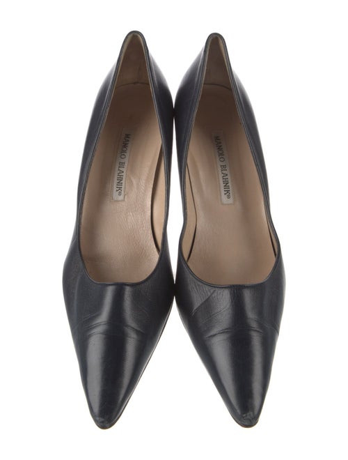 Manolo Blahnik Leather Pumps