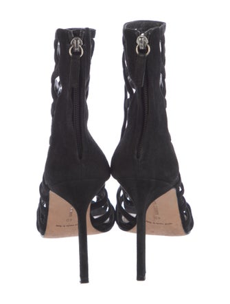 Manolo Blahnik Suede Gladiator Sandals