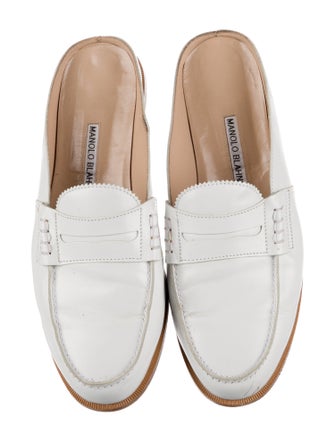 Manolo Blahnik Leather Mules