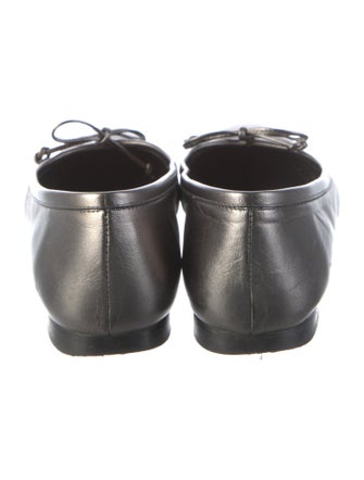 Manolo Blahnik Leather Ballet Flats