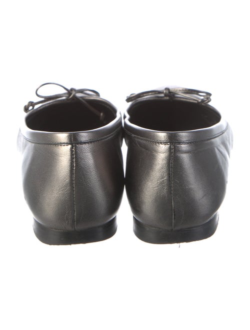 Manolo Blahnik Leather Ballet Flats