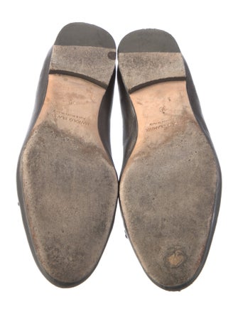 Manolo Blahnik Leather Ballet Flats