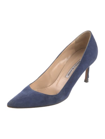 Manolo Blahnik Suede Pumps