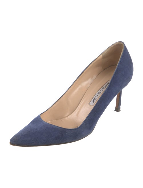 Manolo Blahnik Suede Pumps