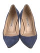 Manolo Blahnik Suede Pumps