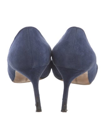 Manolo Blahnik Suede Pumps
