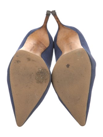 Manolo Blahnik Suede Pumps