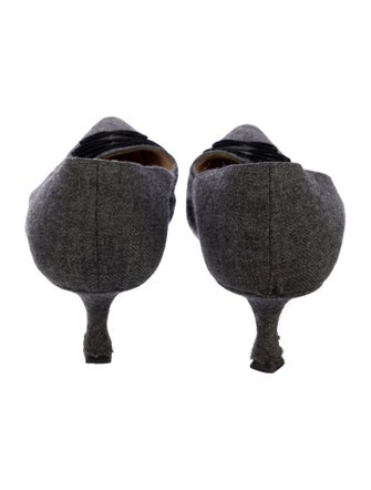 Manolo Blahnik Wool Pumps