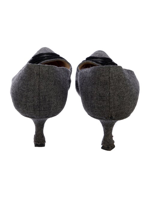 Manolo Blahnik Wool Pumps