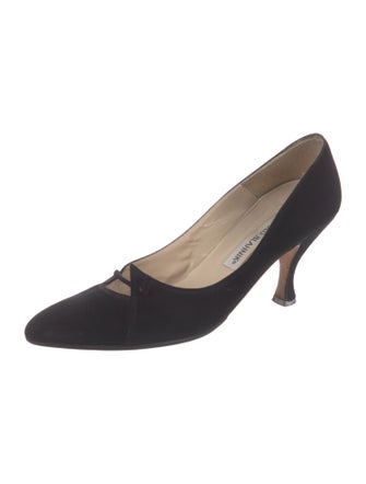 Manolo Blahnik Suede Pumps