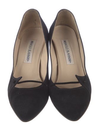 Manolo Blahnik Suede Pumps