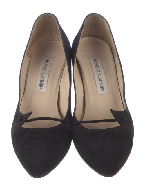 Manolo Blahnik Suede Pumps