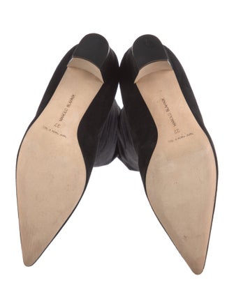 Manolo Blahnik Suede Boots