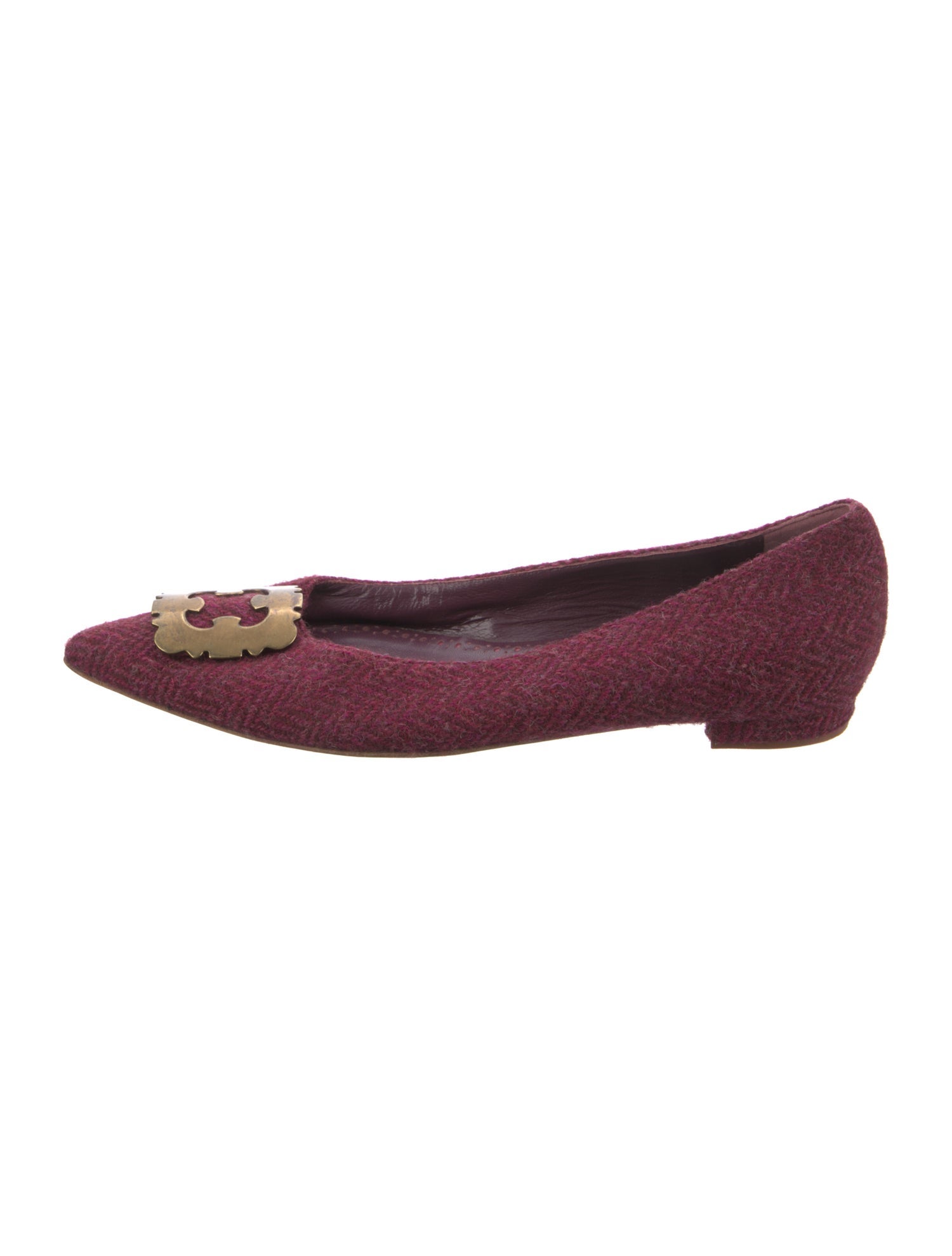 Manolo Blahnik Wool Flats