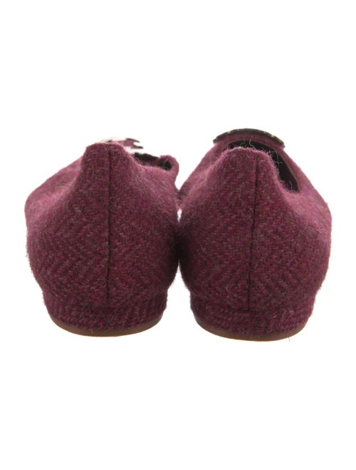 Manolo Blahnik Wool Flats