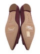 Manolo Blahnik Wool Flats