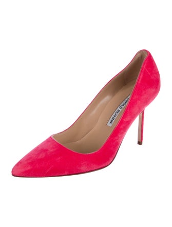 Manolo Blahnik Suede Pumps