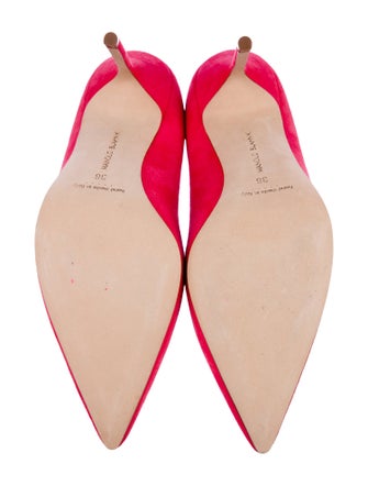 Manolo Blahnik Suede Pumps