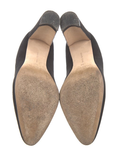 Manolo Blahnik Suede Pumps