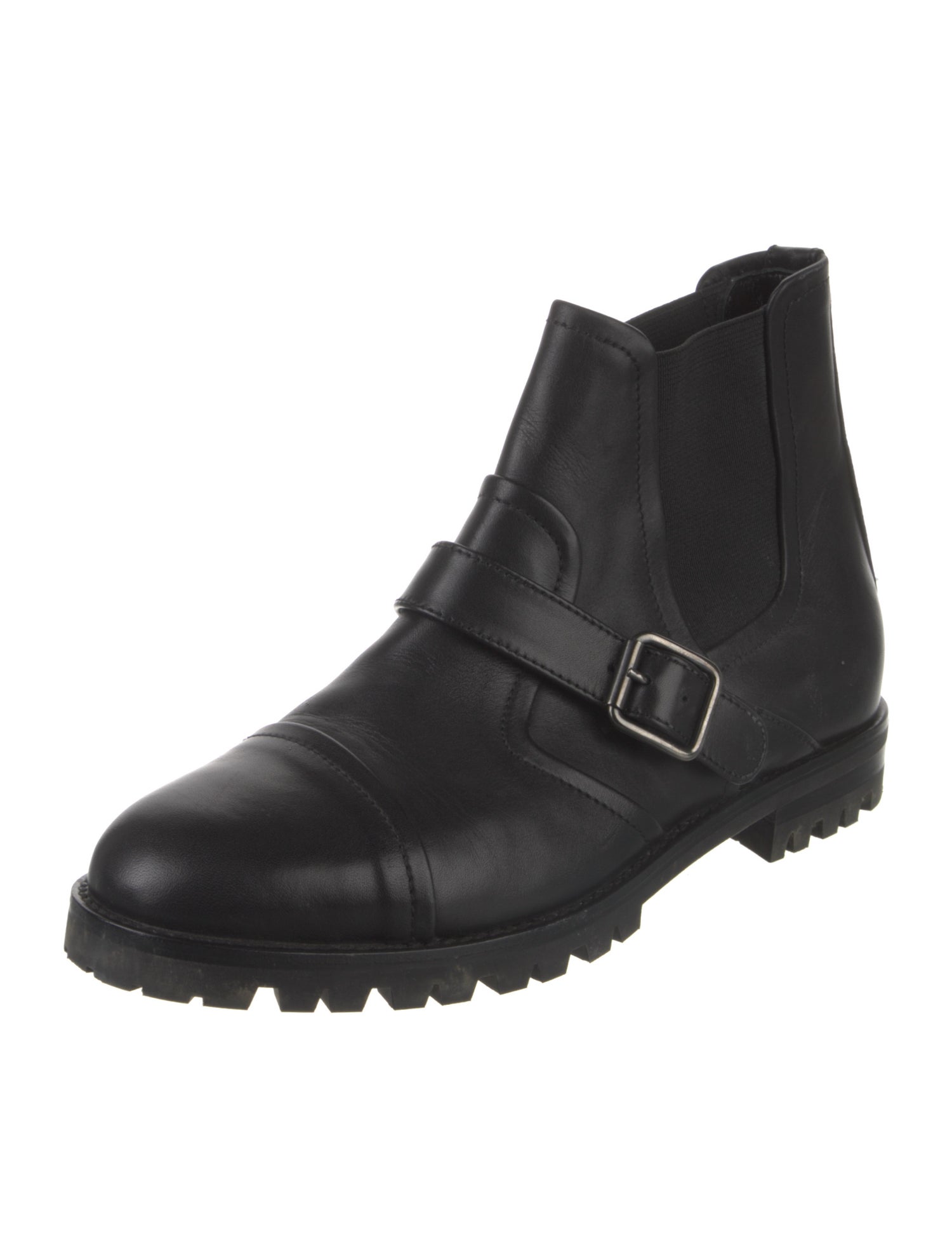 Manolo Blahnik Leather Chelsea Boots