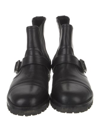 Manolo Blahnik Leather Chelsea Boots