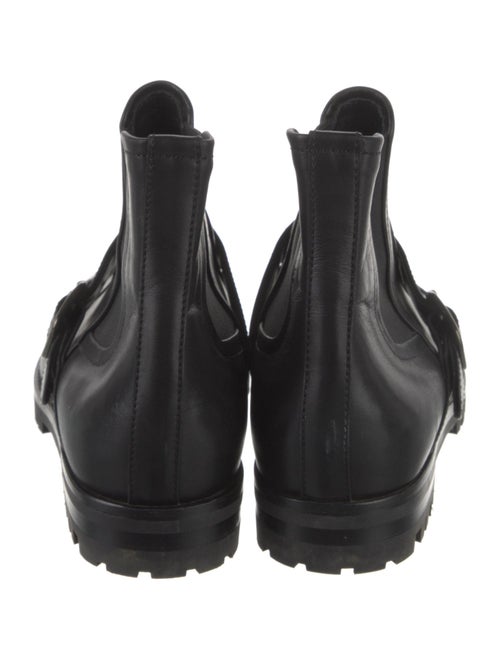 Manolo Blahnik Leather Chelsea Boots